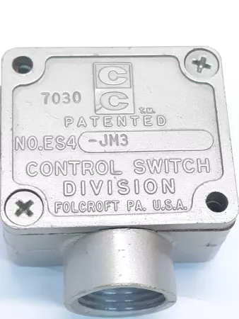 Control Switch Division ES4-JM3 Red Push Button 