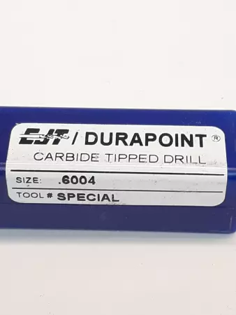 Durapoint 82193 Carbide Tipped Drill Size .6004 