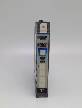  ALLEN BRADLEY 1734-IB4 POINT I/O 24VDC 4 CHANNEL SINK INPUT MODULE SER C 