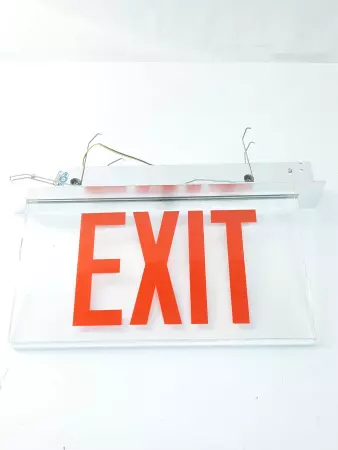 Cooper Lighting TAC16RCSA Emergency Exit Sign LED ED, ALUM 6