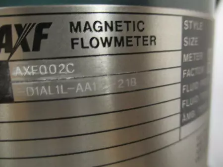 Yokogawa AXF002C-D1AL1L-AA12-21B AXF Magnetic Flowmeter 