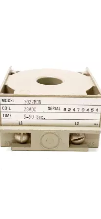 Agastat 7022MDN Timing Relay Coil 28VDC 5-50sec. 