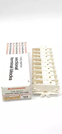 Buchanan P0378 Fuse/Switch Sectional Terminal Blocks Lot of 10