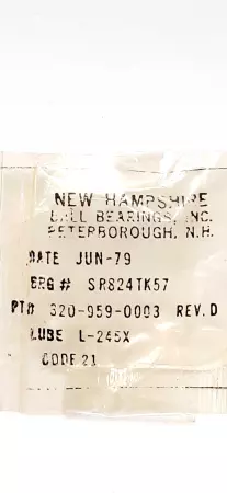 New Hampshire Ball Bearings Inc. SR824TK57 Ball Bearing Lot of 5