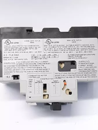 Allen Bradley 14OM-C2E-B63 ser.C Motor Protection Circuit Breaker 