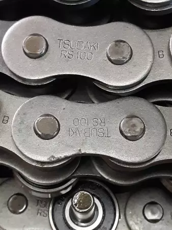 Tsubaki ISS RC100 Roller Chain With Bearings, 40 Feet RS100 