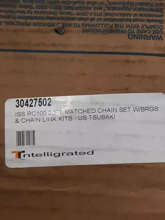 Tsubaki ISS RC100 Roller Chain With Bearings, 40 Feet RS100 