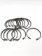 Genuine 073100 Stainless Steel Metric Internal Retaining Ring Lot of 12
