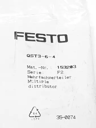 Festo 153203 Multiple Distributor Connector 