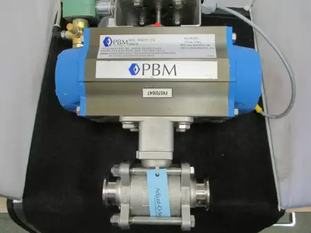 PBM PAVBL253S--0100 Pneumatic Actuator, Valve W/Valve & Display Monitor 