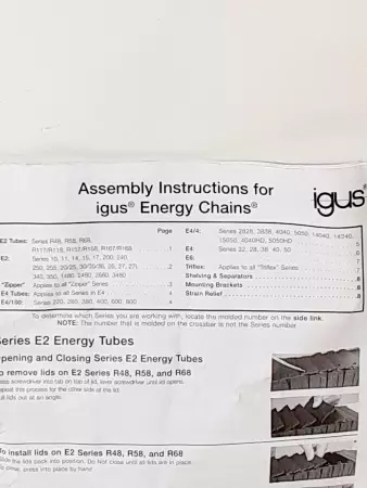 Igus 1400050035 Energy Chain Cable Carrier 180