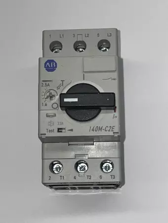 Allen-Bradley 140M-C2E-B25 SER.B Manual Motor Starter 1.6-2.5A 