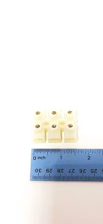 TE Connectivity TSB1217-3 Dual Row Terminal Strip Screw Terminal Barrier Block L
