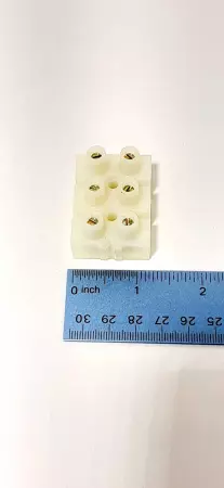 TE Connectivity TSB1217-3 Dual Row Terminal Strip Screw Terminal Barrier Block L
