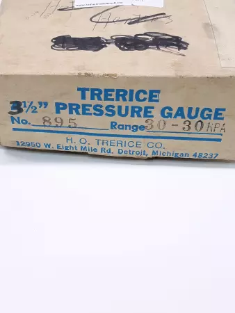 H.O.Trerice 52-1978 Pressure Gauge 