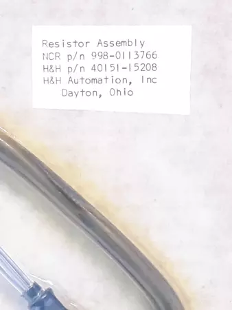 H & H Automation 998-0113766 Resistor Assembly 