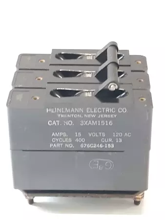 Heinemann 3XAM1516 Circuit Breaker 15A 120VAC 