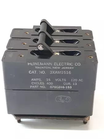 Heinemann 3XAM1516 Circuit Breaker 15A 120VAC 