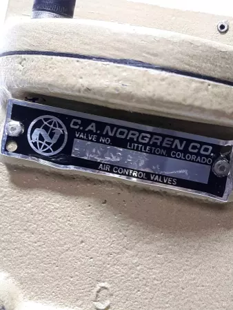 C.A. Norgren A0015A 2-Way Inline Air Control Valve 