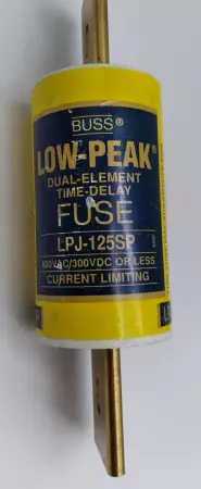 Buss LPJ-125SP Fuse,  low peak, 600vac/300vdc 