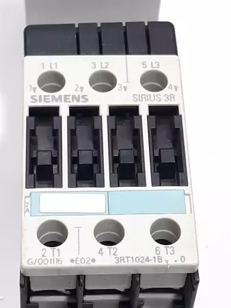 Siemens 3RT1024-1B . .0 Contactor 24V Coil / 3RV1021-1CA10 Motor Circuit Protect