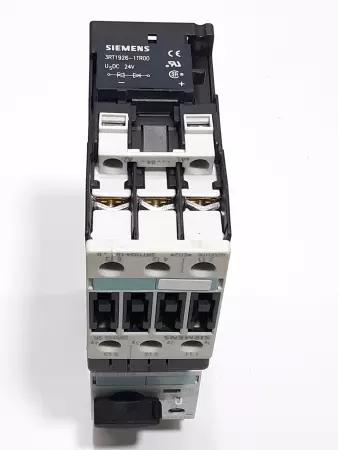 Siemens 3RT1024-1B . .0 Contactor 24V Coil / 3RV1021-1CA10 Motor Circuit Protect