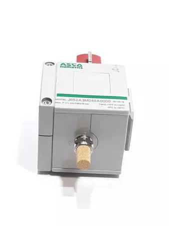 Asca Numatics J652A3MO40A0000 Shut Off Isolation Valve 