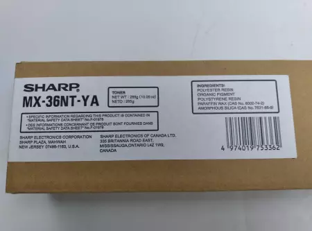 NEW Sharp MX-36NT-YA Genuine Yellow Toner Cartridge 