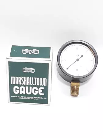 Marshalltown 2-1/2"FIG.83-3# DIAPH Pressure Gauge NPT 1/4