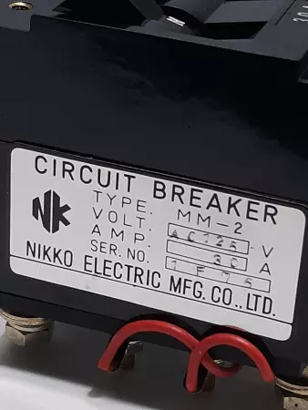 Nikko Electric MM-2 Circuit Breaker 30A 125VAC 50VDC 