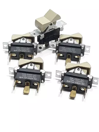 Genuine Parts C90 Switch Push Button 15A 250VAC Lot of 5