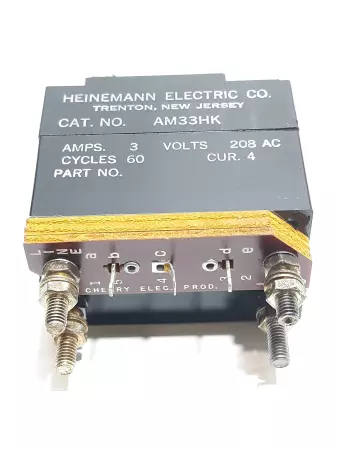 Heinemann Electric Co. AM33HK Circuit Breaker 3A 208VAC 