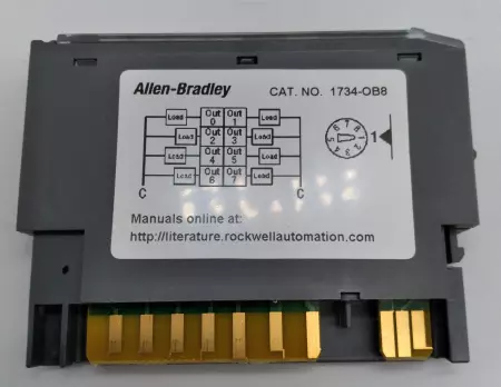 ALLEN BRADLEY 1734-OB8-SC 24VDC Source Input Series C 