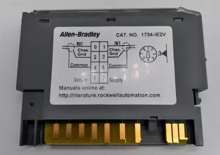  Allen-Bradley 1734-IE2V-SC Analog Voltage Input Module 24VDC 