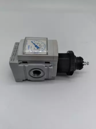  FESTO 529419 PRESSURE REGULATOR RANGE 0.5-12 BAR MS4-LR -1/4-D7-AS P 