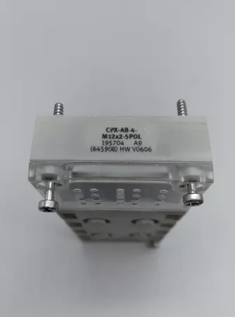 Festo CPX-AB-4-M12X2-5POL Manifold Block 195704 