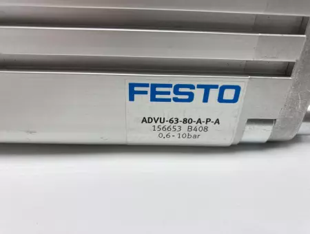 Festo ADVU-63-80-A-P-A Compact Cylinder 63mm Piston 80mm Stroke  156653 