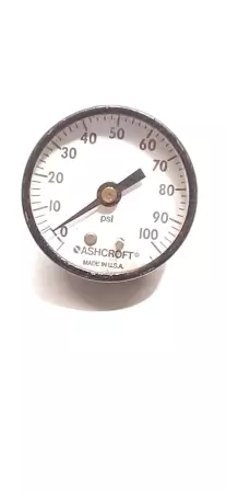 Ashcroft 595-06 Pressure Gauge 0-100psi  1/4 MNPT 