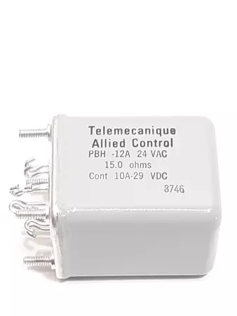 Telemecanique Allied Control PBH 12A Relay 24VAC 15.0 OHMS 