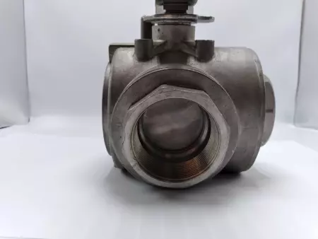 INLINE INDUSTRIES CF8M 800 3-WAY BALL VALVE 