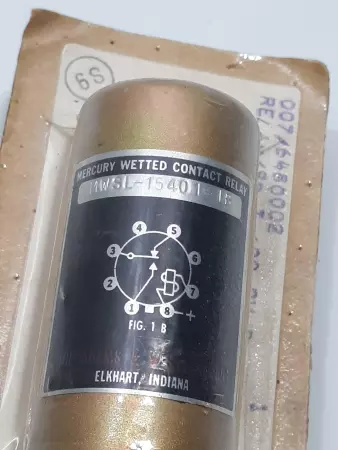 Mercury Wetted Contact Relay MWSL-1540-1B Relay /SP T 600 OHMS 