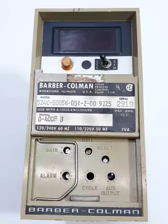 Barber-Colman 524C-50056-051-2-00 9725 520 Solid State Controller 