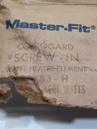Master Fit D31073 Water Heater Element Screw In 6000W 480V 