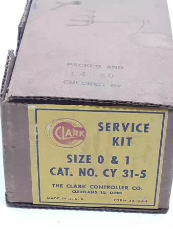 Clark CY 31-5 Size 0 & 1 Service Kit 