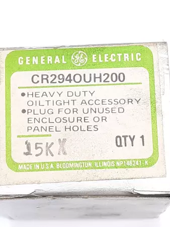 General Electric CR294OUH200 Plug for Unused Enclosure Panel Hole 