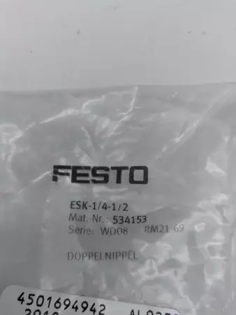 NEW FESTO ESK-1/4-1/2 534153 FITTING 