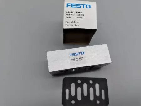 Festo GRO-ZP-1-ISO-B Throttle plate HD02 Series 151705 