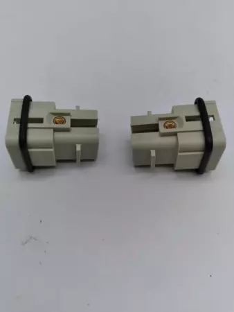 NEW Harting HAN7D-M 8-Socket Connector 10AMP 250VAC Lot of 2
