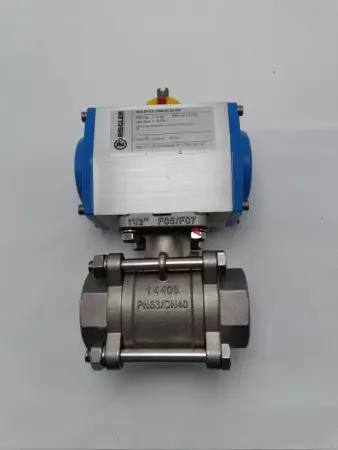 Riegler PHK.EP.E3.I.DN40.63.DA.000 Actuator/Ball Valve Assy 1-1/2