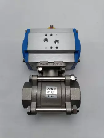 Riegler PHK.EP.E3.I.DN40.63.DA.000 Actuator/Ball Valve Assy 1-1/2